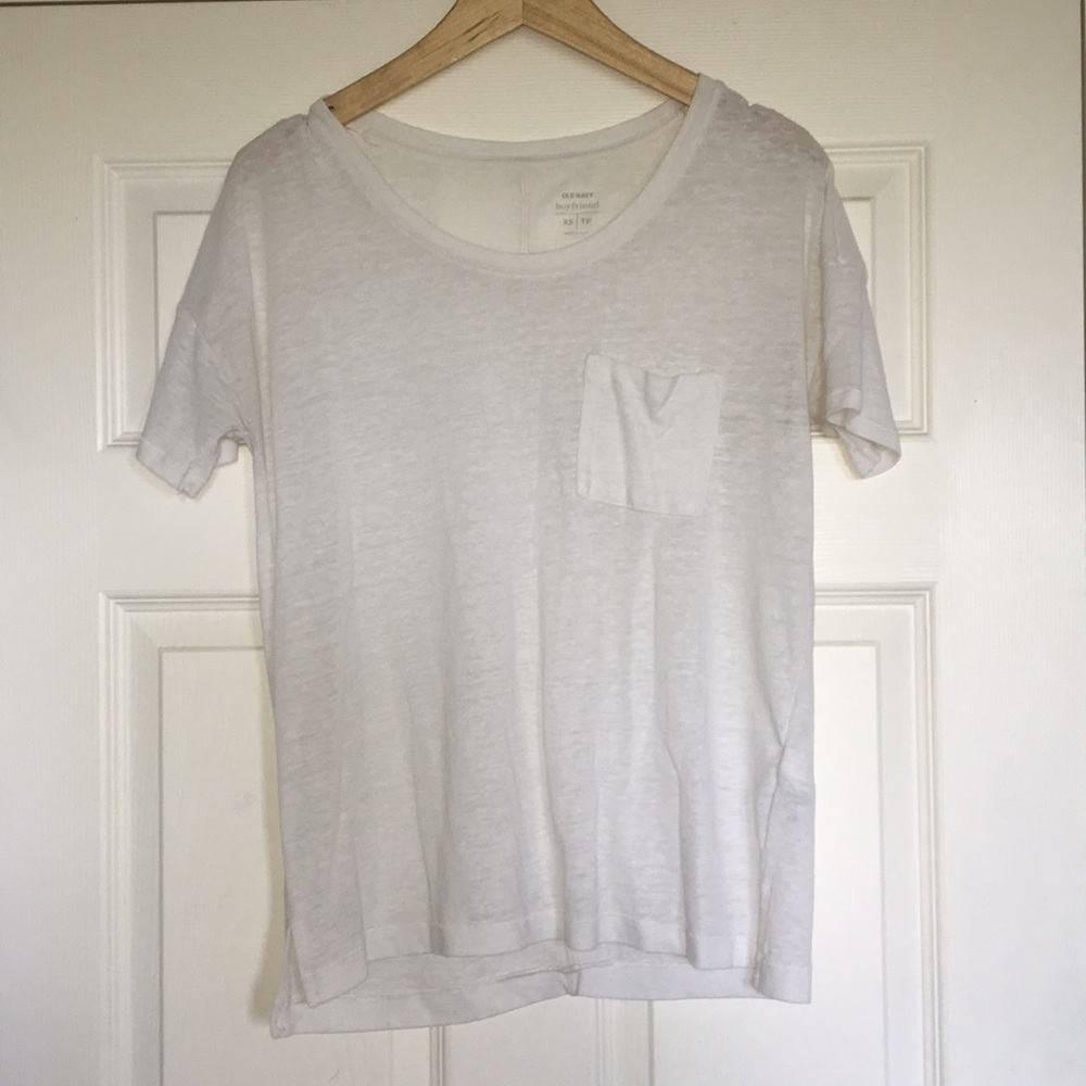 old navy boyfriend style shirt